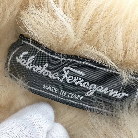 $4995 Authentic SALVATORE FERRAGAMO Made in ITALY Beige Lamb Leather Jacket Sz.8 - Picture 2 of 12